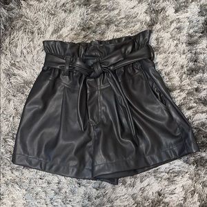 Boutique Leather Shorts NEVER WORN